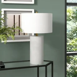 Crane 24" Ceramic Table Lamp With Fabric Shade In White Ceramic 10 Crane 24" Ceramic Table Lamp With Fabric Shade In White Ceramic -office furniture sale fde405cdab97284c66a6828fc7dd520fb5