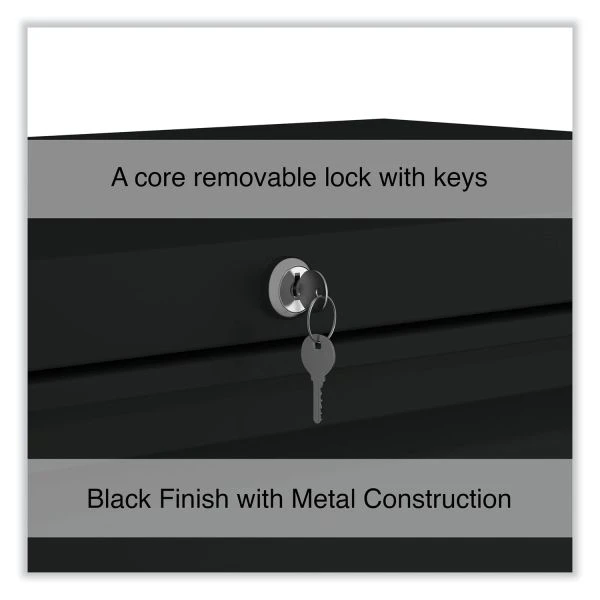 Alera Lateral File, 3 Legal/Letter/A4/A5-Size File Drawers, Black, 36" X 18.63" X 40.25" 8 Alera Lateral File, 3 Legal/Letter/A4/A5-Size File Drawers, Black, 36" X 18.63" X 40.25" - Image 8