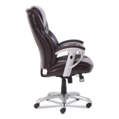 SertaPedic Emerson Executive Task Chair, Supports Up To 300 Lb, 19" To 22" Seat Height, Brown Seat/Back, Silver Base 5 SertaPedic Emerson Executive Task Chair, Supports Up To 300 Lb, 19" To 22" Seat Height, Brown Seat/Back, Silver Base -office furniture sale ffa69319d6fe79d27e92d5b29bd1020759