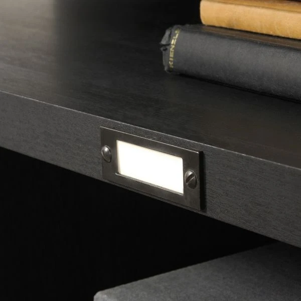 Sauder Summit Station 36"H 4-Cube Bookcase, Raven Oak 8 Sauder Summit Station 36"H 4-Cube Bookcase, Raven Oak - Image 8