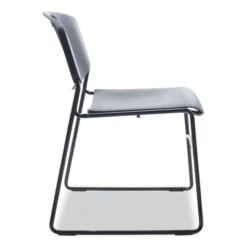 Alera Resin Stacking Chair, Supports Up To 275 Lb, 18.50" Seat Height, Black Seat, Black Back, Black Base, 4/Carton -office furniture sale ffd864c94a4b6b65b1629b49a73a2fe9b9